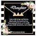 Daughter Necklace - Move Mountains, Sterling Silver 925, 18 Karat Gold Plated, Daughter Gifts from Mom or Dad, Necklace for Daughter, Birthday Gift, Graduation Gifts, Mother Daughter Jewelry Gifts