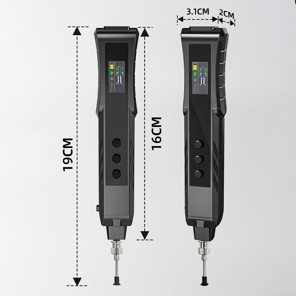 HR35 Penna di aspirazione a vuoto elettrica con schermo TFT Strumento professionale di raccolta del chip IC Kit di manipolazione componenti elettronici per riparazione PCB Assemblaggio parti SMD