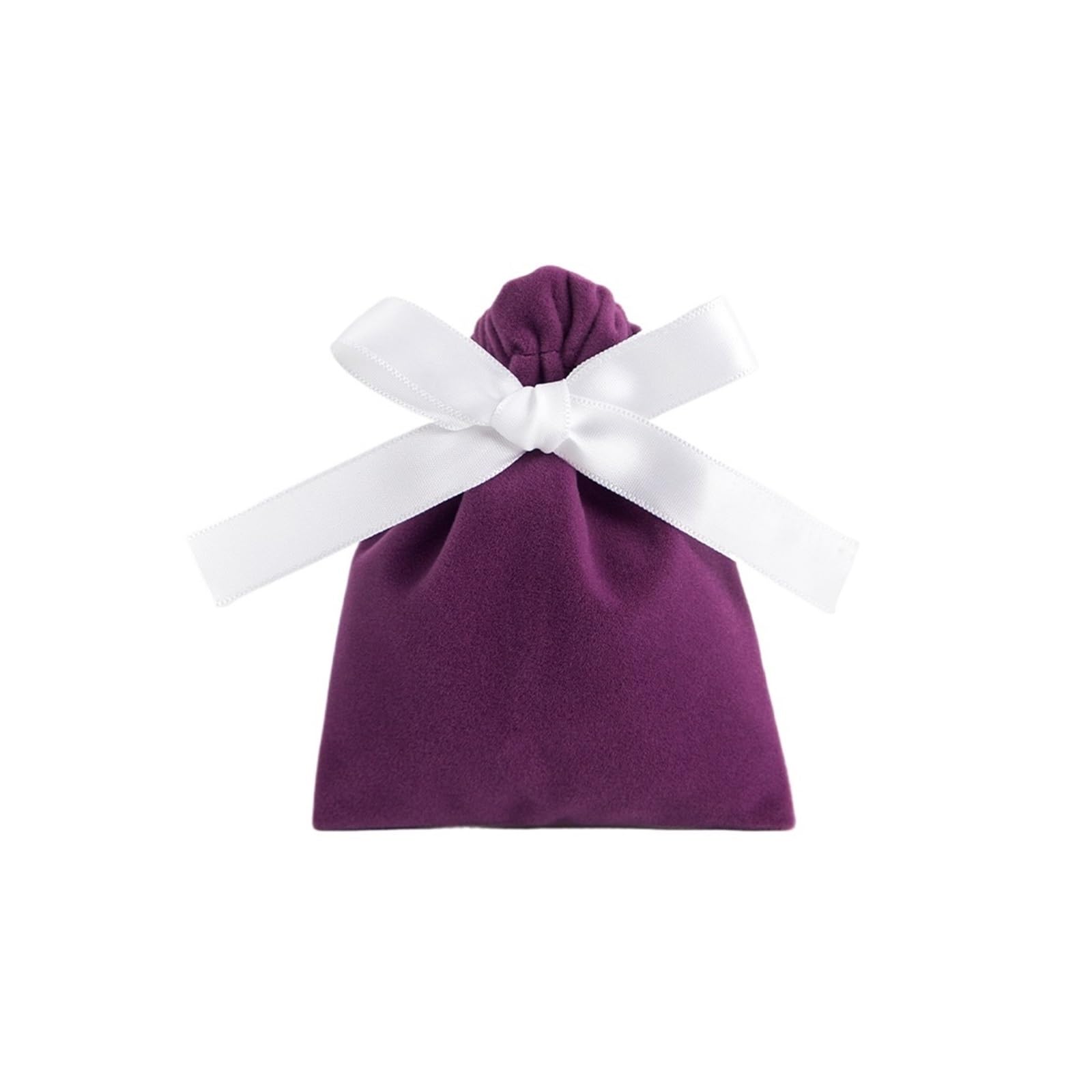 SHENJMAI Velvet Jewelry Pouches 10pcs 10x12cm Jewelry Packing Ribbon Velvet Bags Display Storage Wedding Travel Candy Drawstring Dust Pouches(Color18,15x20)