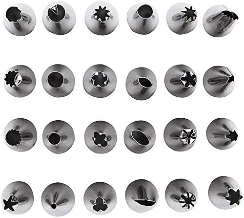 kit di forniture per decorazioni torte numerate in silicone, set di 42 pezzi