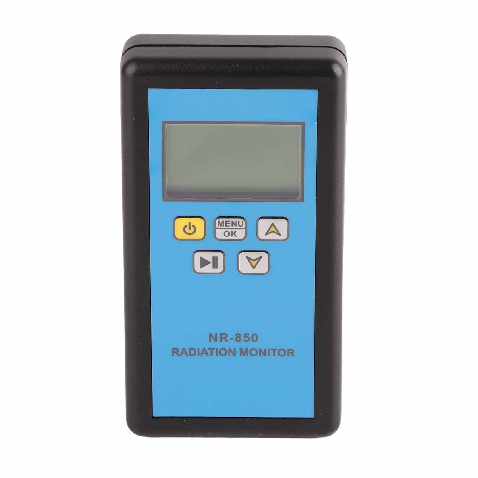 Counter Nuclear Radiation Detector, Strahlungsdosimeter mit LCD-Display, Tragbares Handgehaltenes X-Y-Hard-Beta-Ray-Radiometer-Überwachungsmessgerät, 9 Umgeschaltete Dosierungseinheiten
