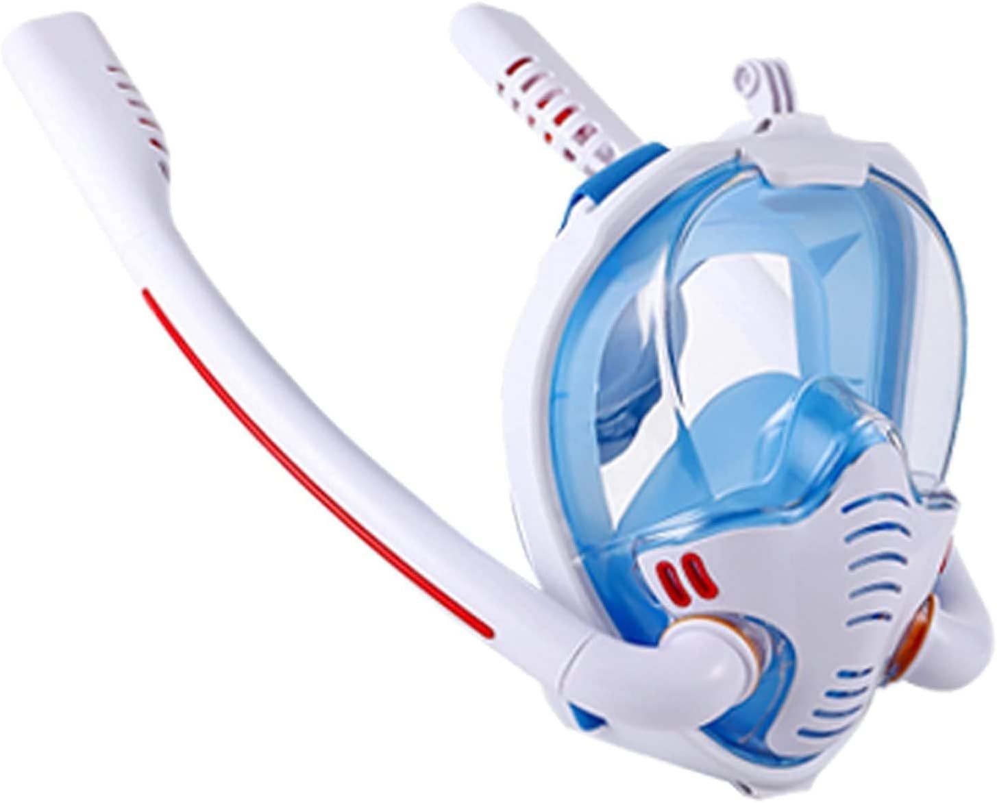 Diving Goggles Snorkeling Gear, Diving Mask Snorkeling Underwater Scuba Anti Fog Full Face Respiratory Masks Safe Waterproof Swimming Equipment for Adult Youth