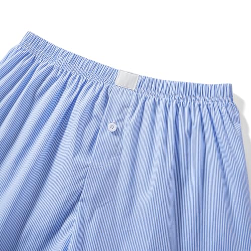 Image of Sumleno Womens Y2k Aesthetic Boxer Shorts Plaid Elastic Waist Lounge Pj Bottoms Summer Casual Gingham Pajamas Shorts