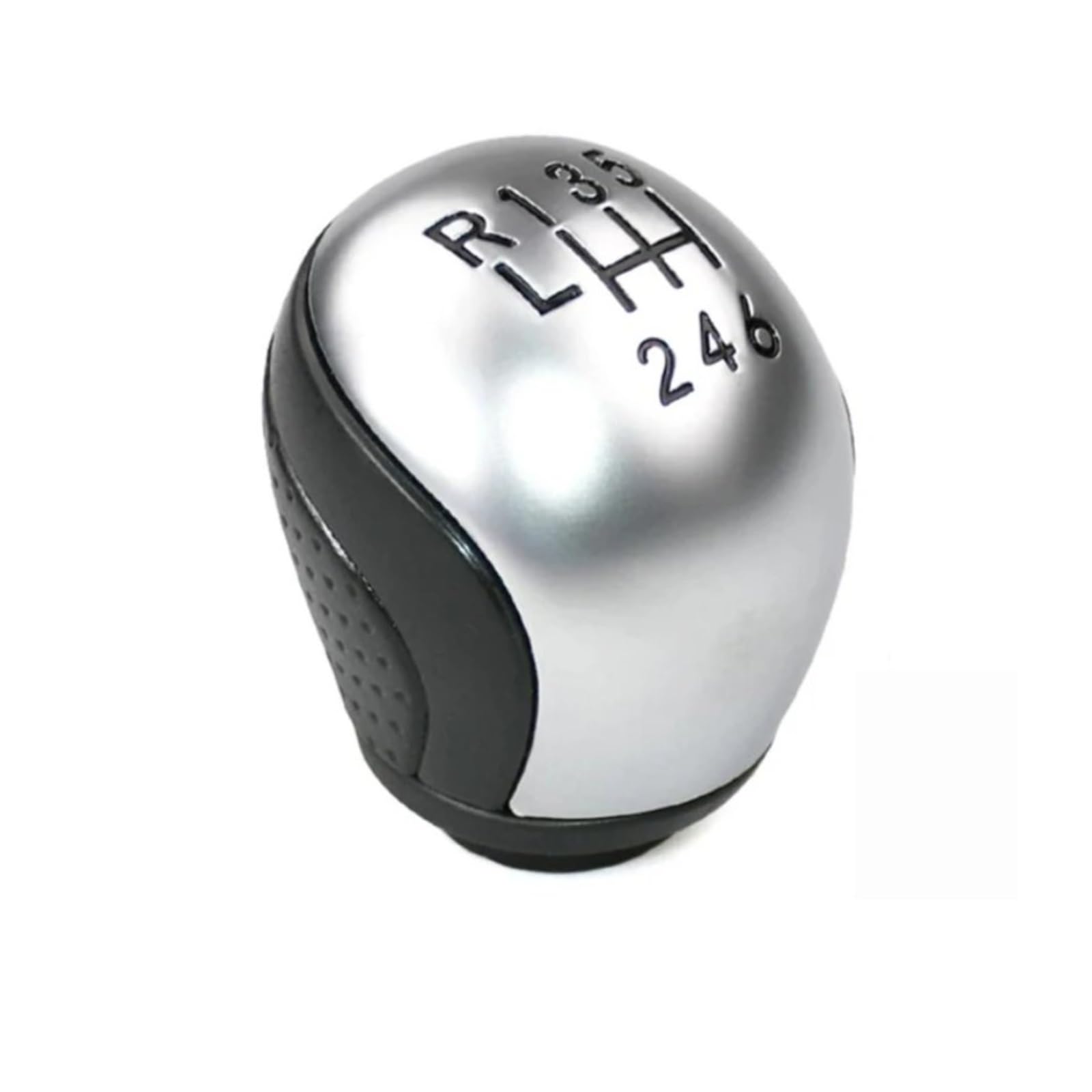 Lvgvzttgkm Silver 6 Speed Replacement Gear Stick Knob For C5 2001-2008 407 For Rcz Silver