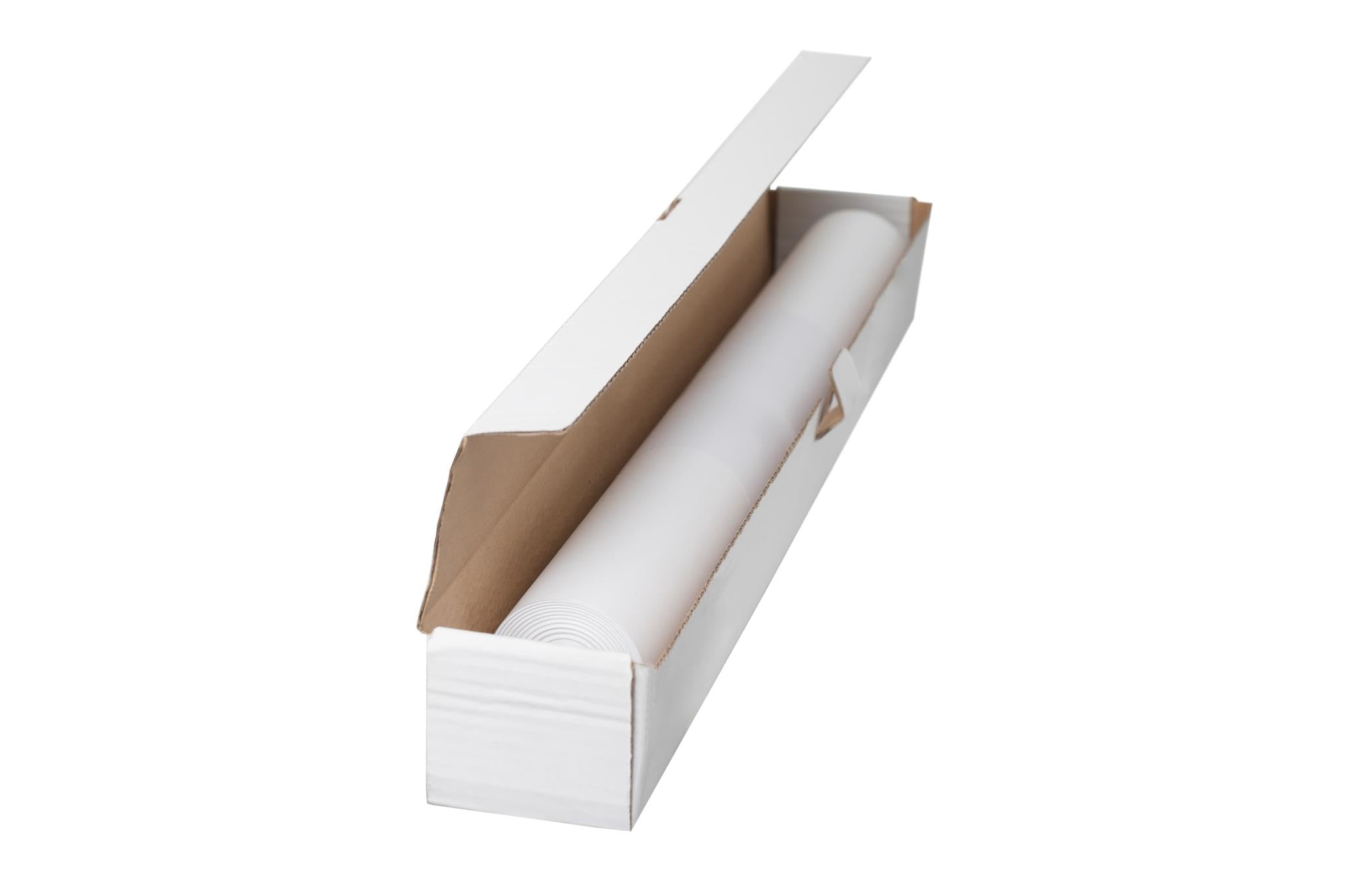 Bi-Office Roll Up - Rouleau de papier pour Chevalet de Conférence, 35 m, Blanc lisse