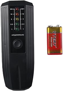 AllGIFT EMF Reader Black Electromagnetic Smart Digital Radiation Detector Great Tester EMF Meter Ghost Hunting