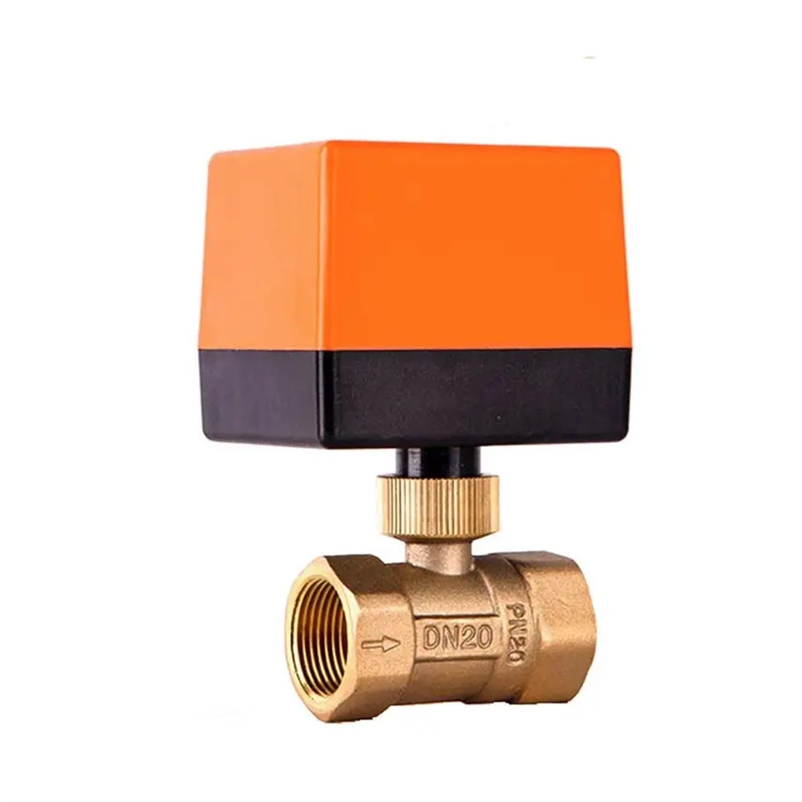 VSPPJYFG 3/4" Motorized 2-Way Ball Valve 220V 12V 24V Brass Electric Ball Valve 3-Wire 2 Point Control(220VAC)