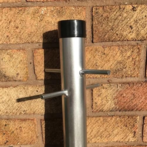 HILL TOP FABRICATIONS CO (1998) LTD Washing Line Post 2.4 Meter Cross Peg Galvanised Pole Heavy Duty Clothes Pole (8 Foot)