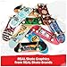 Tech Deck, DLX Pro 10-Pack of Collectible Fingerboards, For Skate Lovers, Kids Toy for Ages 6 and up