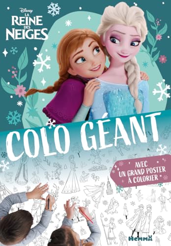 Disney La Reine des Neiges - Colo géant - coloriage 5 ans - grand coloriage - coloriage La Reine des Neiges - coloriage Disney