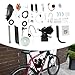 CUBELLIN Upgrade 110CC Bicycle Engine Kit 2 Stroke Motorized Bike Kit Gas Powered Engine Motor Kit with CDI System Foot Pedal Start Bike Kit for 26/28
