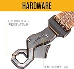 Carhartt Poignée double laisse pour chien, durable 600-Denier Tissu W/Ajustable Métal D-Ring Hardware, Carhartt Marron, gros