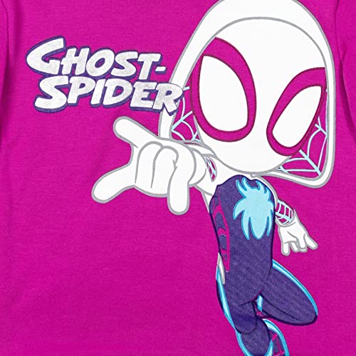 Marvel Spidey and His Amazing Friends Hooded Sweatshirt Magenta 6 - image 4