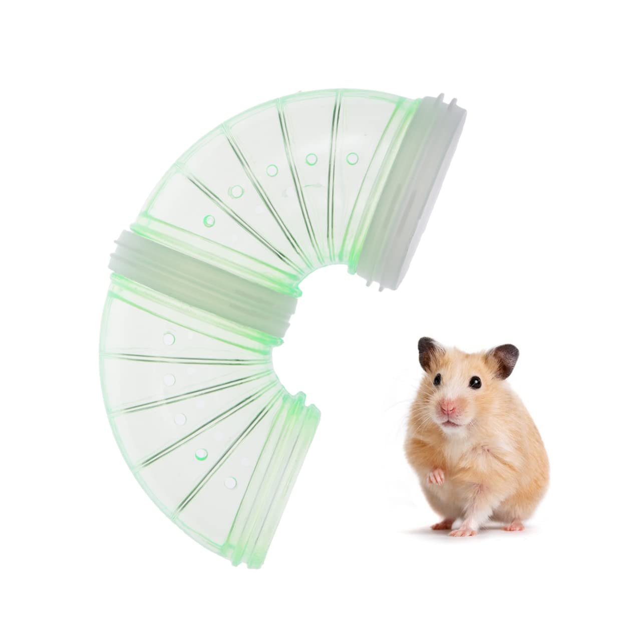 DOITOOL Hamsterkäfigröhre für Bewegung und Erkundung, 9 Stück Pp