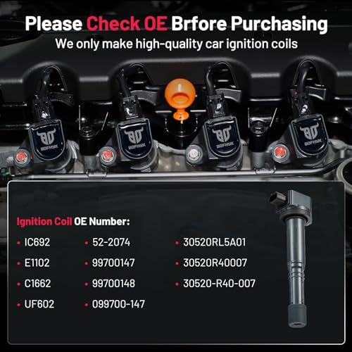 Image of BDFHYK Ignition Coil Pack UF602 for Honda Accord 08-12