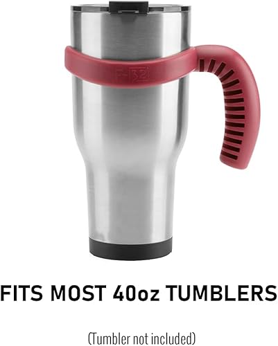 Miniatura 2 de Mango para taza, 18 colores, disponible para tazas de 30 onzas o 20 onzas, sin BPA de F-32, Divine Wine