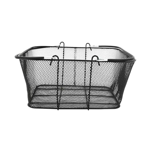 Black Metal Shopping Basket