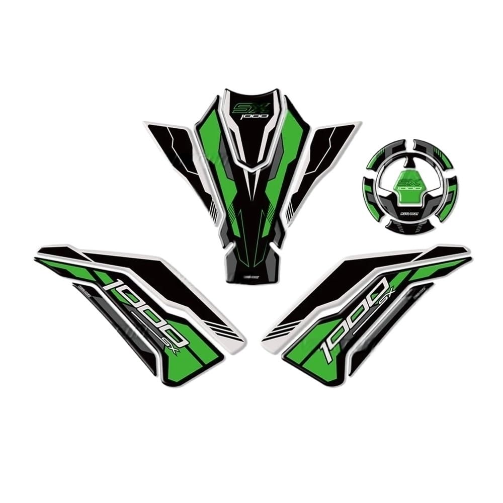 Fuel Tank Sticker Oil Gas Cap Decal Cover Protector for Kawas&AKI Z1000SX Z 1000SX Ninja 1000 SX 2017-2024 Tanks Pad Protector