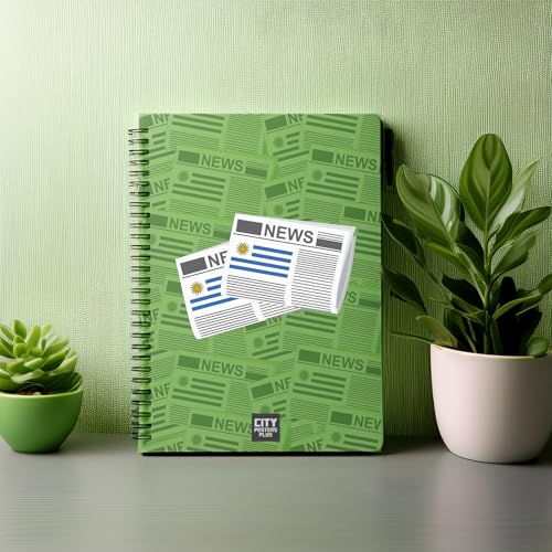 Carnet journal Uruguay A5 ligné lot de 20 cahiers pour notes quotidiennes