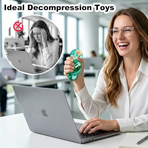 Image of Slow Rising Squishy Toys Pack - Gifts For Teens Men Women Adults, Fidget Toys Sensory Squeeze Toy For Stress Relief, Anxiety Relief Toys For Teens Adults Men Desk Toy Accessory, Stocking Stuffer Gifts
