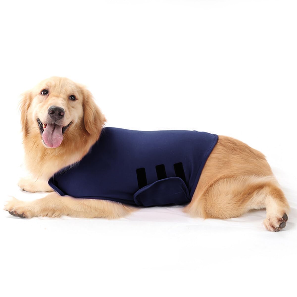 Haokaini Giacca per Cani Anti-Ansia Cappotto Calmante per Cani Camicia Antistress per Animali Domestici Giubbotto Calmante Caldo Giacca per Cani Ansia per Cani Tuono Leggero (Grigio Chiaro
