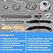 Timing Chain Kit Camshaft VVT Gear Compatible with 2011-2014 Kia Optima, 2010-2014 Hyundai Sonata G4KH G4KC L4 2.4L, Engine Timing Chain Kit Replaces 24321-2G111