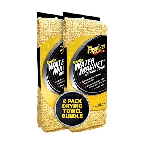 Meguiar’s Water Magnet Microfiber Drying Towel – 2 Pack