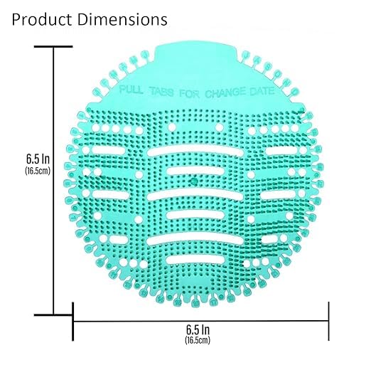 Scentric Urinal Mat for Toilet, (Pack of 10) Lemon Fragrance Urinal Screen Mat, Toilet Mat, Urinal Hygiene Products, Urinal Screen Mats with Fragrance, Anti Splash Urinal Mat. 3 51b+aDe vaL