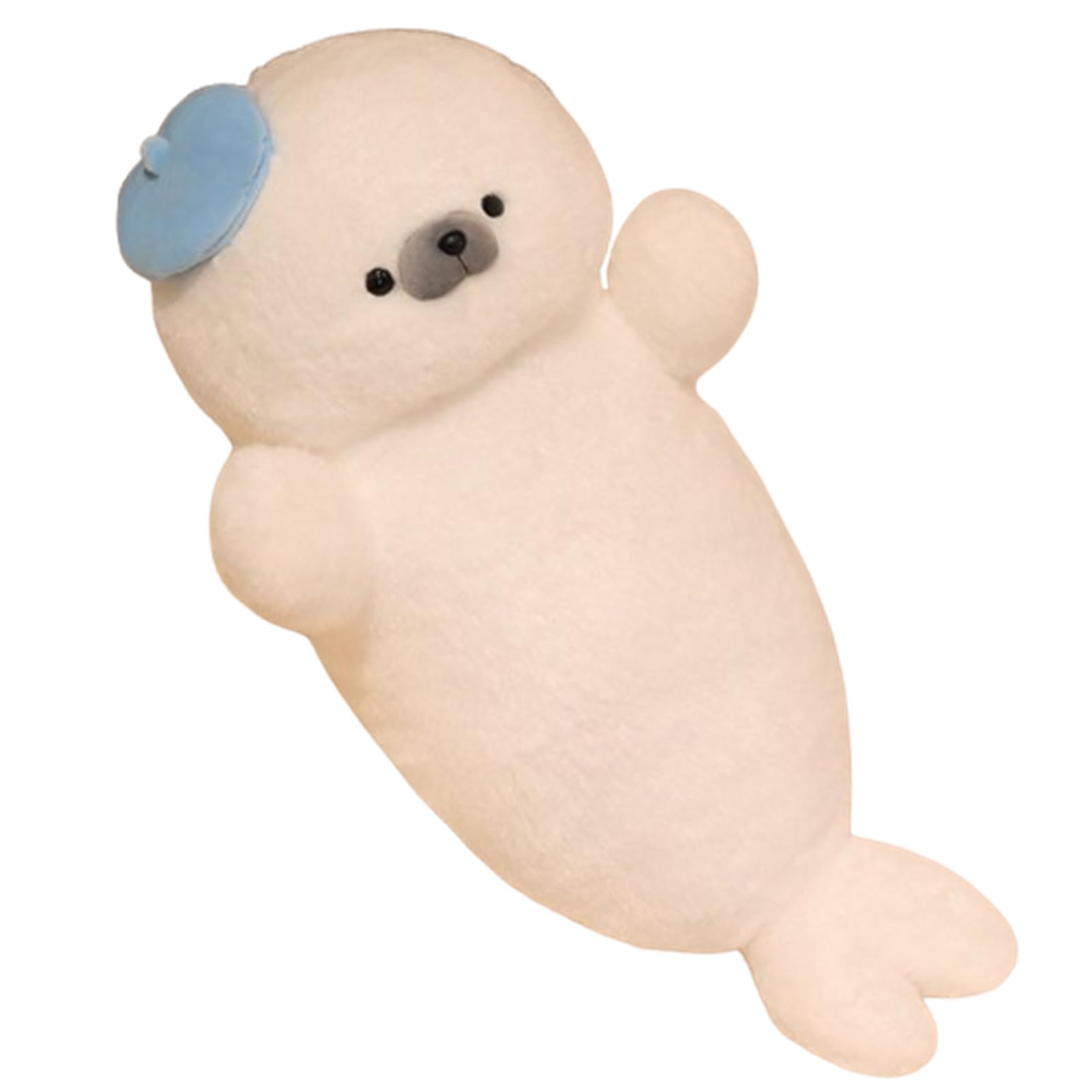 JORCEDI Seal Plush,Chubby Blob Seal Pillow, Stuffed Animals Sealplush Toy,Niedliche Cartoon Robbe Kissen GefüLlt PlüSch PlüSchtier Kuscheltier FüR Babys, Jungs, MäDchen Und Erwachsene. (70cm,wenchi)