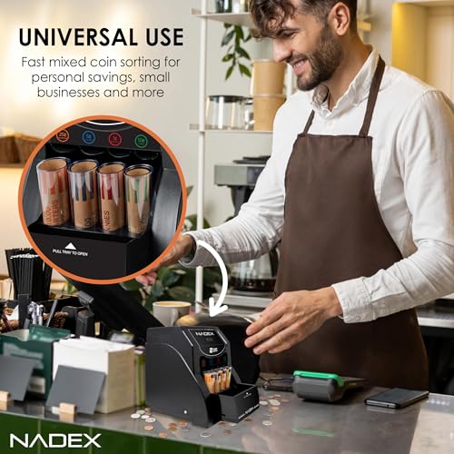 Nadex 36SN Automatic Coin Sorter and Wrapper by Nadex - Image 4