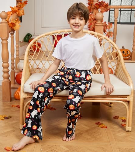 UNICOMIDEA Kid Christmas Pajamas Pants Loose Pyjama Jogger for Boy Girl 3D Xmas Bottoms 6-16 Years3