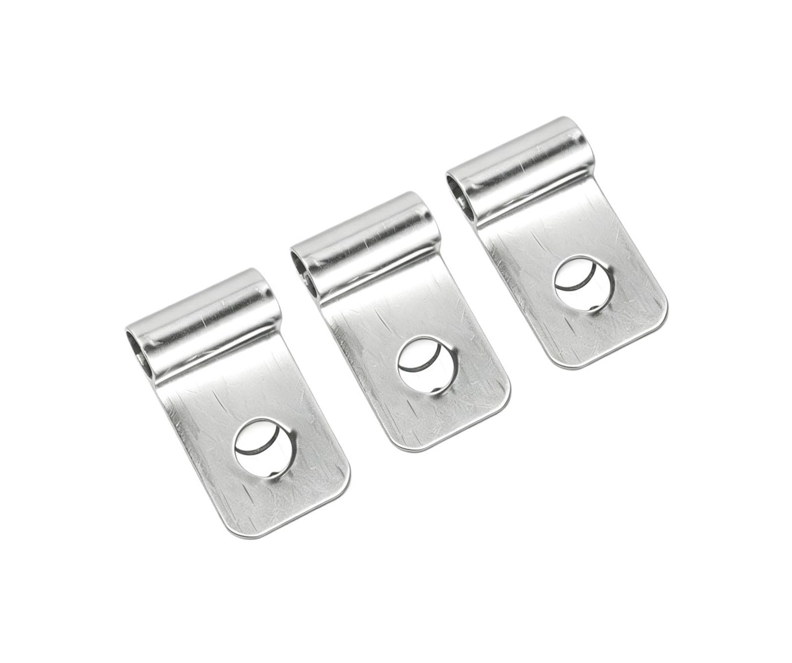 Dpnentv 50Set Stainless Steel Cable Fixed Clips Screw-On Wire Organizer Fastener Clamps