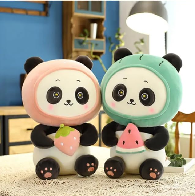 Image of Panda Plush Animal, Stuffed Toy Pillow for Kids Girls Boys Girlfriend Huggable Comfort, and Vibrant Colors for Kids, Collectors, and Gifting