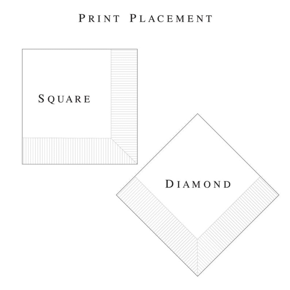 Lot de 100 serviettes de table jetables pour cocktail de mariage avec image