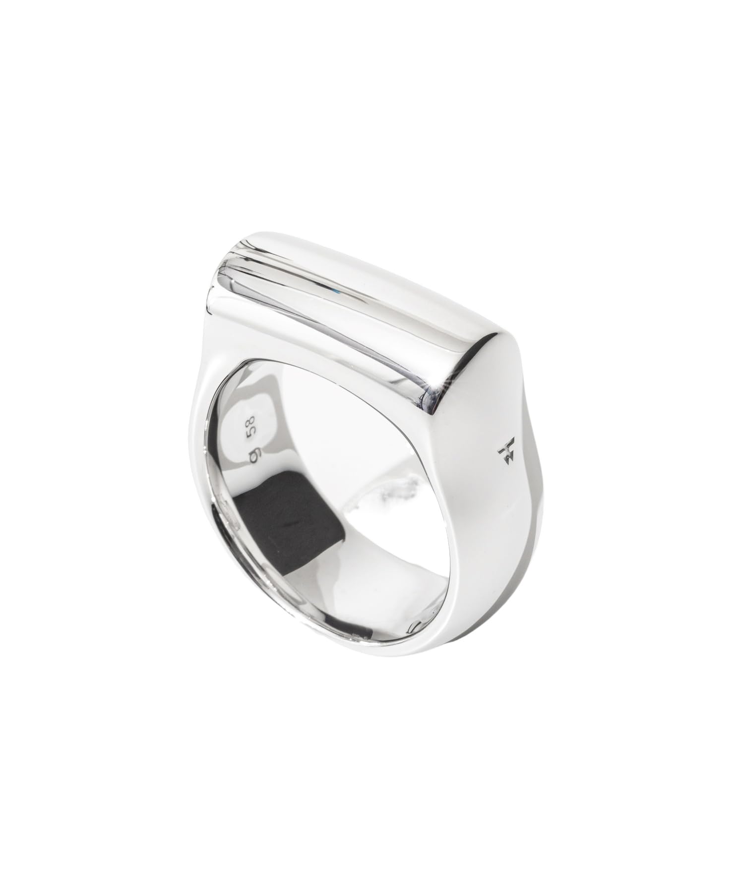 [トムウッド] リサイクル・スターリングシルバー925 / リサイクル・ホワイトロジウムプレーティング Crest Ring リング R74HCRNA01S925M Silver ブランドサイズ:58 / 日本サイズ(約):18 号 [並行輸入品] [トムウッド]