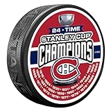 Sports Decor Montreal Canadiens Puck - 24 TIME Champs