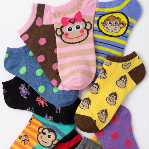 Image of Tipi Toe Women's 20 Pack Colorful Low Cut Socks - Lightweight, Breathable Design for All-Day Comfort Sizes 9-11 /10-13