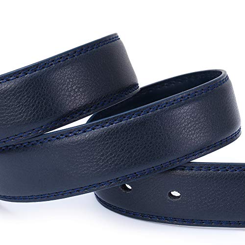 Men's Premium Genuine Leather Belt | Double Loops Classic Dress Belt2