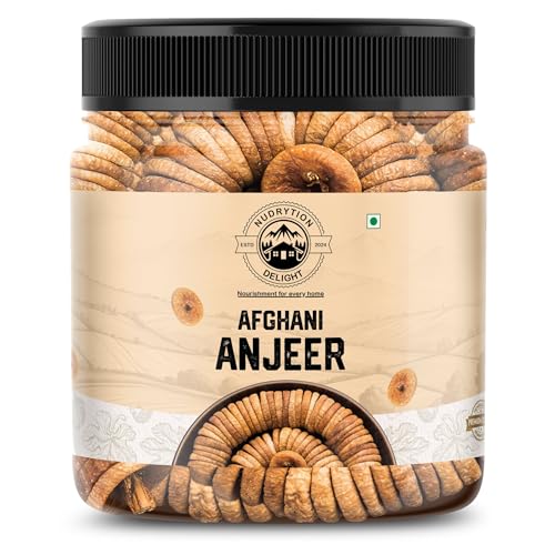 Image of Premium Dry Figs (Anjeer) 500g | Soft & Fresh, High Fiber Dry Fruits | Natural Sweetness | Best Value Pack | Hygienically Packed by Nudrytion Delight
