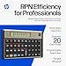 HP 12C Financial Calculator – 120+ Functions: TVM, NPV, IRR, Amortization, Bond Calculations, Programmable Keys – RPN Desktop Calculator for Finance, Accounting & Real Estate – Includes Case + Cloth