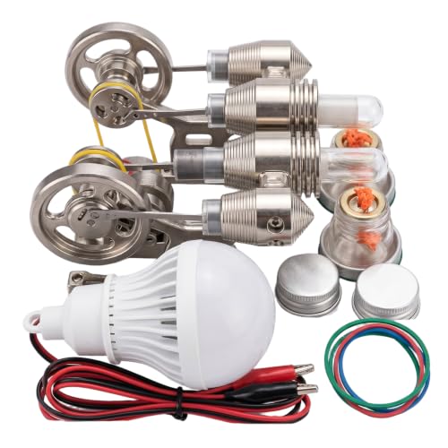 Modelo de motor Stirling educativo ideal como regalo para estudiantes de física