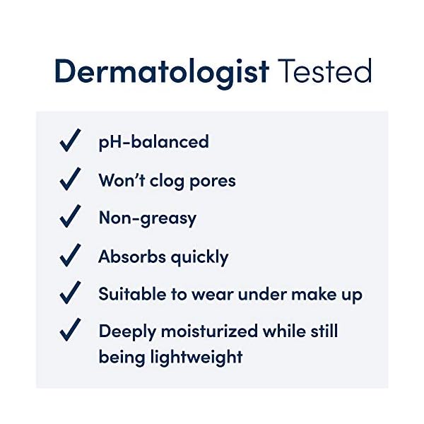 Vanicream Daily Facial Moisturizer With Ceramides and Hyaluronic Acid - Formulated Without Common Irritants for Those with Sensitive Skin, 3 fl oz (Pack of 1)