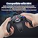 SAFFUN 2.4 GHz Wireless N64 Controller, [Built-in Rumble Pak] Classic Ultra 64 Wireless Game Pad Compatible with N64 Video Game Console - (Rechargeable) (Plug and Play) (Black)