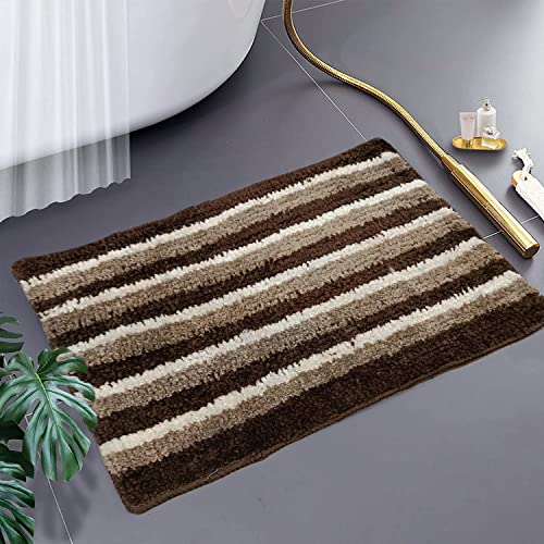 Image of Door Mats for Home | Door Mats for Home Entrance | Door Mat for Bathroom| Soft & Super Absorbent Mats for Shower | Washable, Non-Slip & Quick-Drying Mats (Pack of 2) (Multicolor 15)