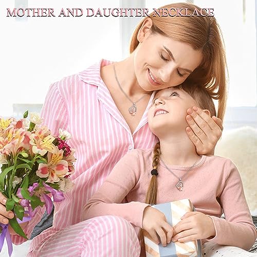 Gifts-for-Mom-Daughter-Mother-To-My-Mom-Daughter-Necklace-Gifts-Mother-and-Daughter-Heart-Pendant-Necklace-Gifts-Birthday-Christmas-Mothers-Day-Gifts-for-Mom-Daughter
