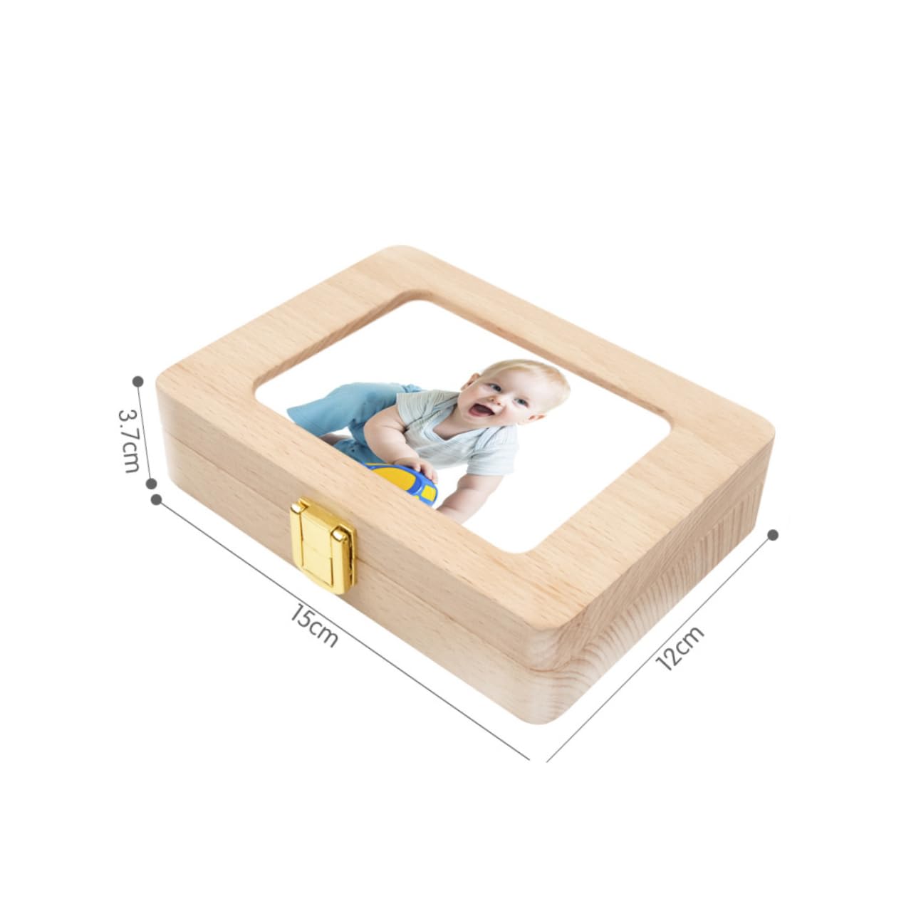 Caja De Madera Para Dientes De Leche Contenedor Creativo Para Recuerdos De Dientes De Niño Niña Almacenamiento Seguro y Organizado Para Niño Niña y Niñas Para Preservar
