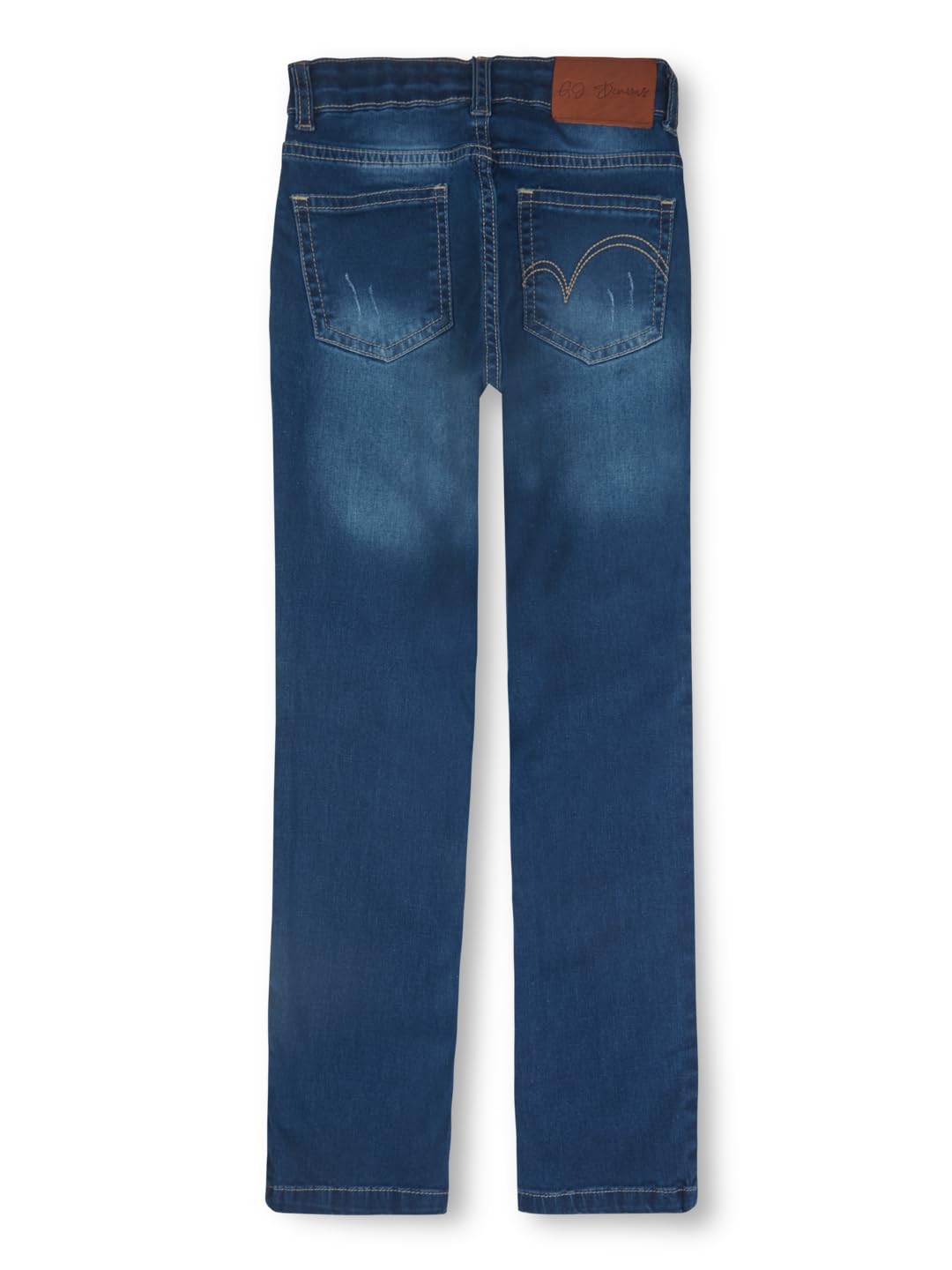 Gini and Jony Boys Blue Washed Denim Fixed Waist Jeans 12-18 Months - Image 2 thumbnail