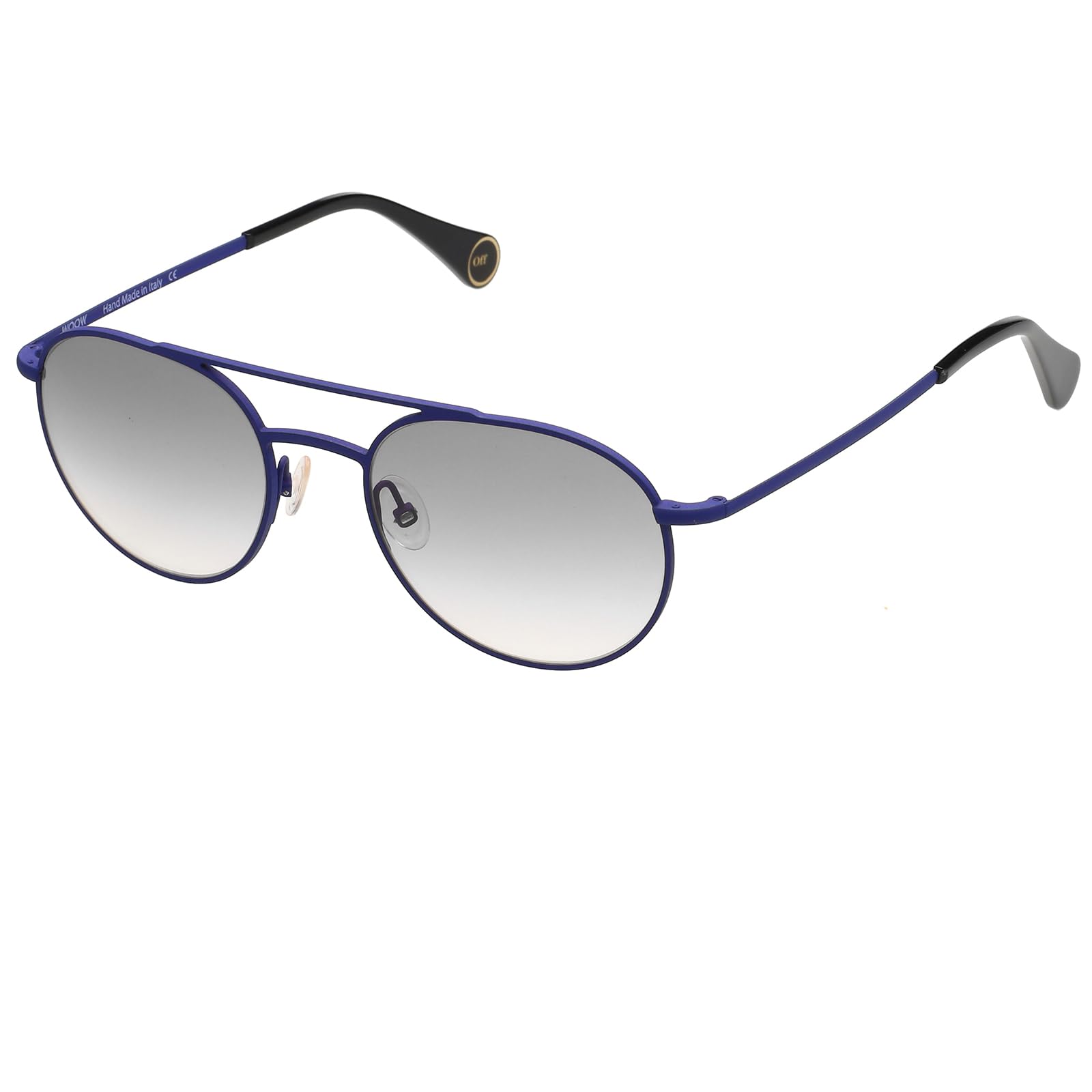 WOOW Gradient Oval Unisex Sunglasses Show OFF Sun 1 9620M GR-GRY S |51| Grey Color Lens