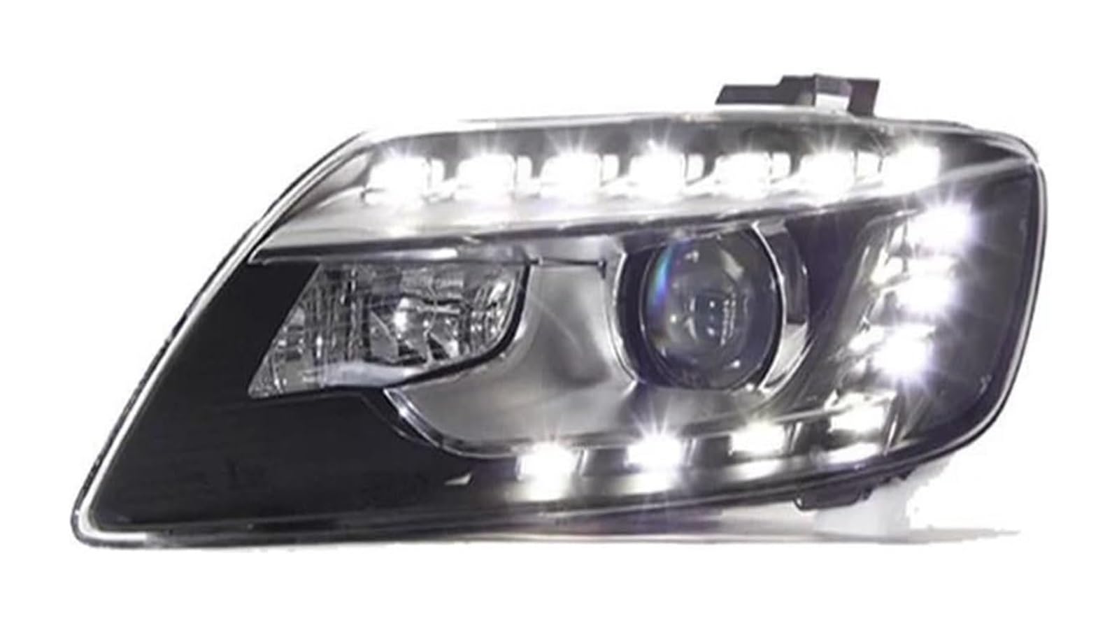 Dynamiczny zmodyfikowany przedni reflektor z kierunkowskazem do jazdy dziennej do Audi Q7 (2006-2015) - zestaw reflektorów samochodowych