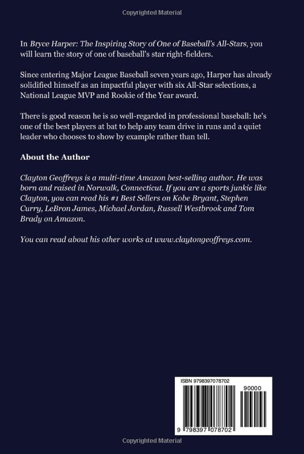 Miniatura 2 de Bryce Harper The Inspiring Story of One of Baseballs All-Stars (Baseball Biography Books)